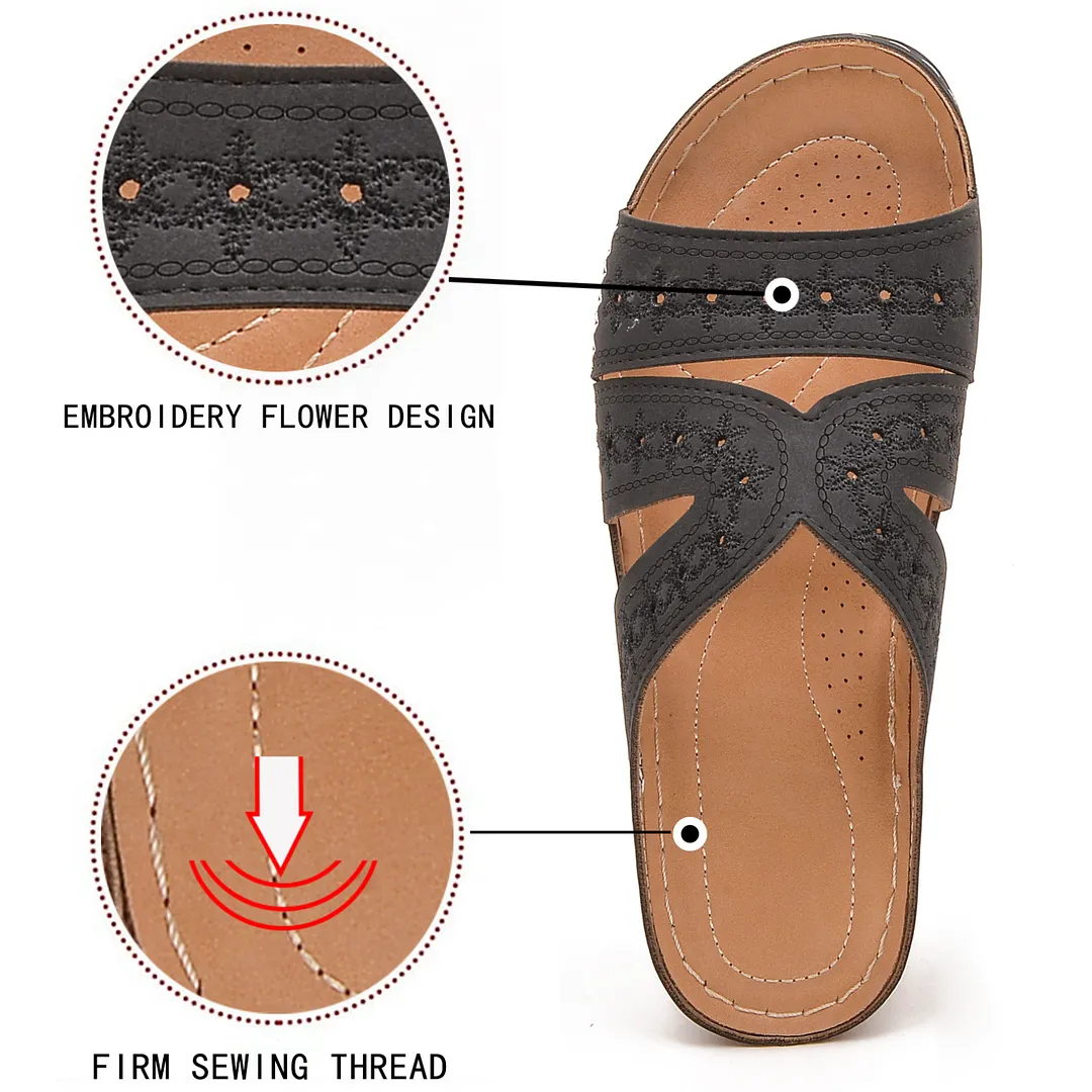 Women's Thick Platform Lightweight Arch Support Easy Wearing Slipper Sandals