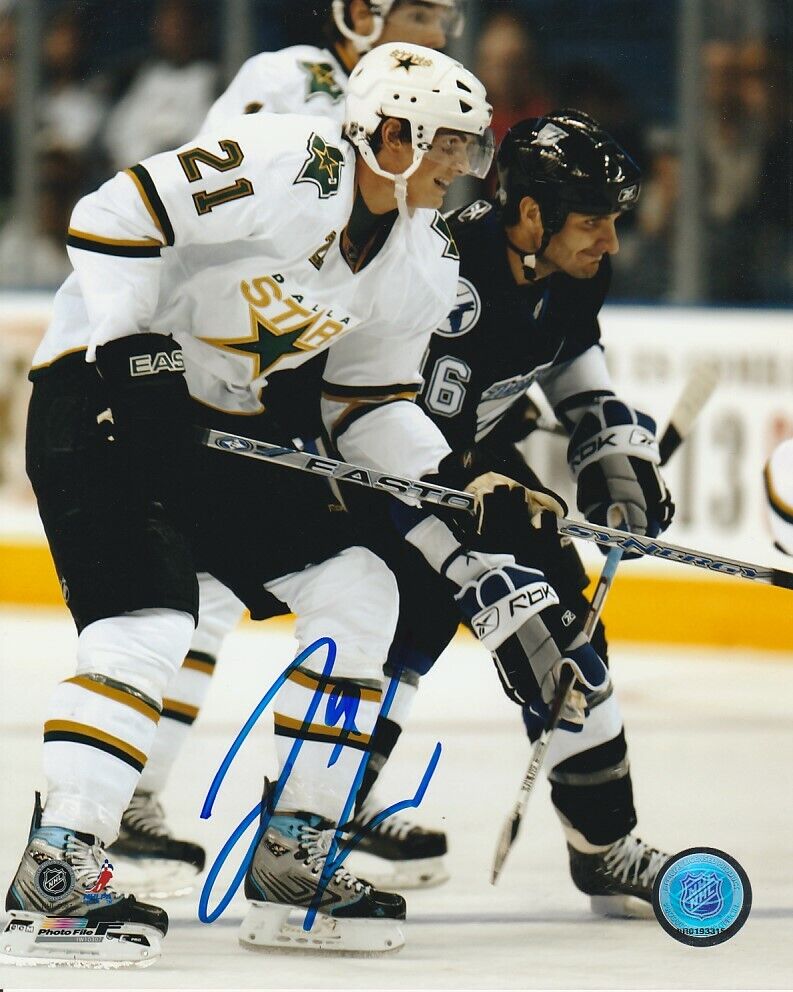 LOUI ERIKSSON SIGNED DALLAS STARS 8x10 Photo Poster painting! Autograph PROOF!