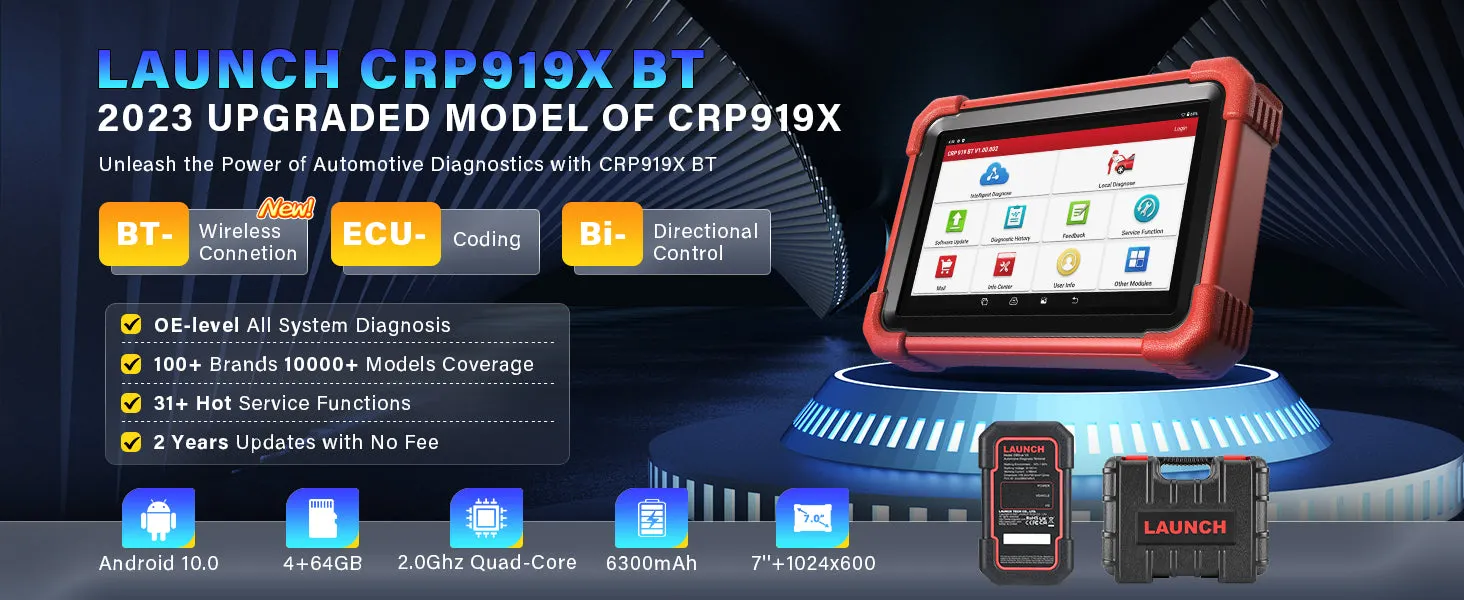 Launch X431 CRP919X BT Bidirectional Car Diagnosis Tool