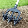 2 in 1 Garden Aerator Garden Soil Scarifier Rotary Tiller Rotary Cultivator Tool