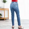 Gioiacombo&trade; Nuovi jeans strappati elasticizzati slim fit retr&ograve; da donna