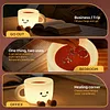 Coffee Cup Night Light Rechargeable 7 Color Changing Dimmable Warm Light with Timer Touch Control Bedside Lamp for Nursery Bedroom Gift