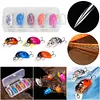 5Pcs Cicada Bait 3.8cm 4g Fishing Lure Artificial Ladybug Fishing Bait Hard Bait