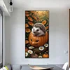 >SALE<5D DIY Full Round Drill Diamond Painting Hedgehogs Kit Home Decoration 40x80cm
