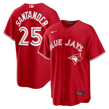 Youth Toronto Blue Jays #25 Anthony Santander Nike Red Canada Day Replica Jersey