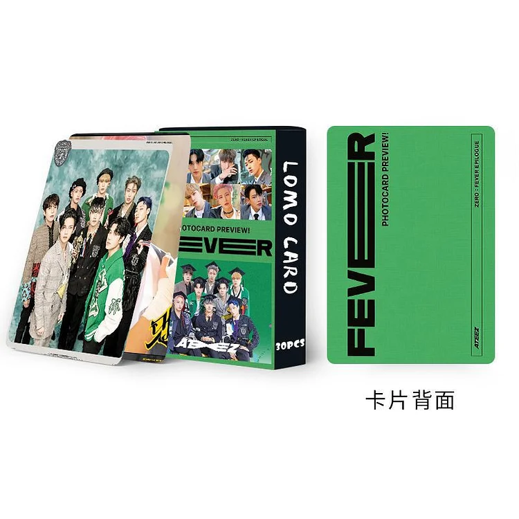 ATEEZ FEVER 30 Sheets Card