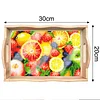 Diamond Painting Wooden Trays With Handle - Fruit