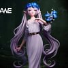 Blue Floral Frieren - Frieren: Beyond Journey's End Resin Statue - ANE Studio