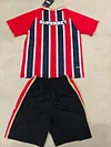 Joyfball 2025/2026 Kids Size S&atilde;o Paulo Away Football Shirt 1:1 Thai Quality