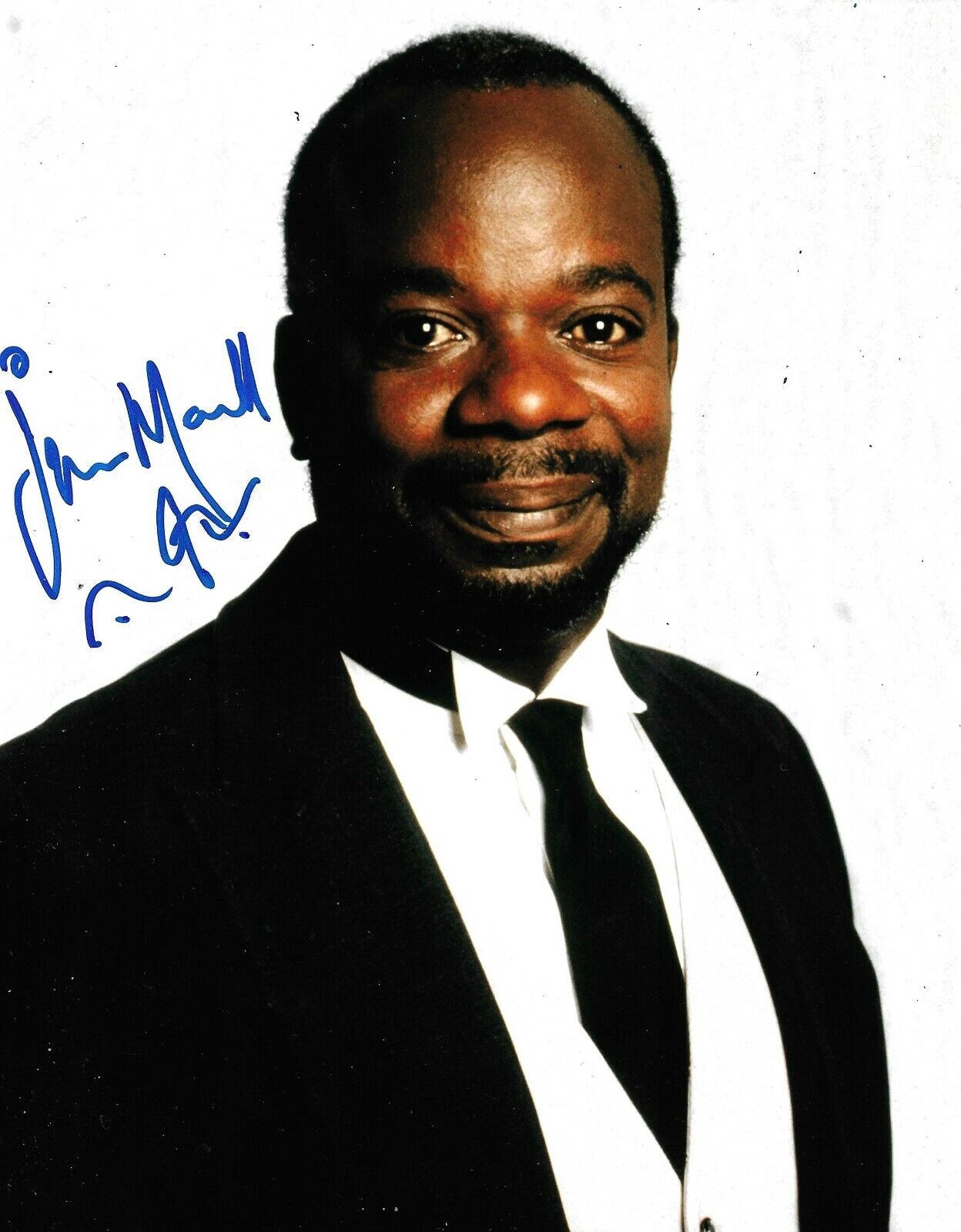 Joseph Marcell Signed The Fresh Prince Of Bel Air 10x8 Photo Poster painting AFTAL