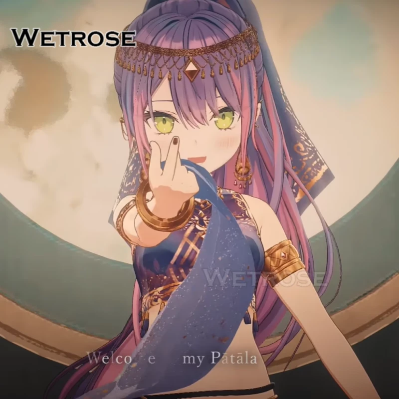 [Deposit Poll] Wetrose Hololive JP Tokoyami Towa 常闇トワ Dancing Girl Cosplay Costume
