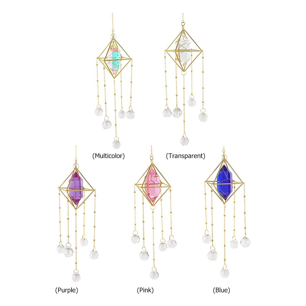 Crystal Wind Chimes Window Door Hanging Ornaments Room Garden Home Decor
