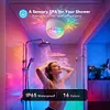 16 Colors Ocean Wave Projector Night Light with Remote & Touch Control Water Ripple Projector Light IP65 Waterproof for Bedroom Ceiling/Party/Game Rooms