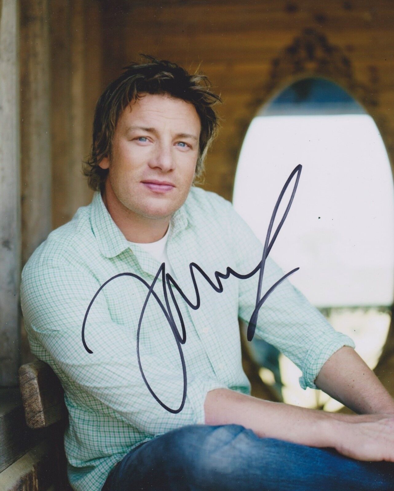 Jamie Oliver Signed 10x8 Photo Poster painting AFTAL