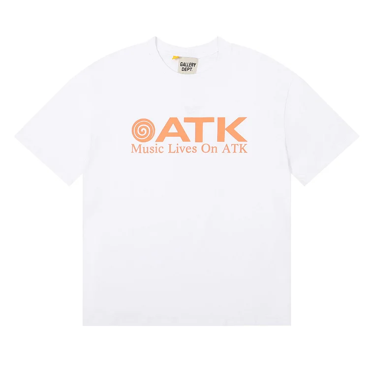 Gallery T Shirts American Fashion Brand Gallery Printed Cotton Casual Short-Sleeved T-shirt for Men and Women