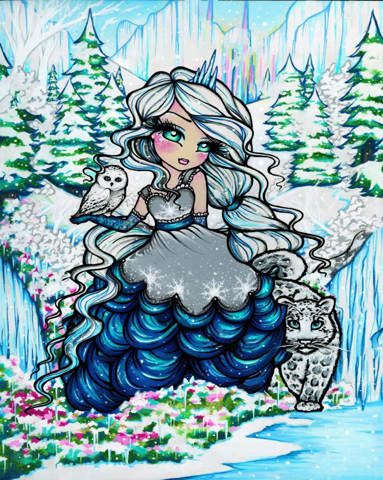 Full Round Diamond Painting - Ice Princess 40*50CM