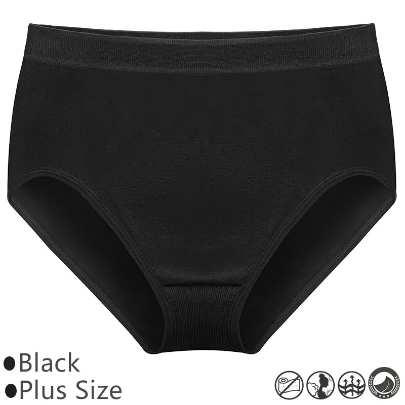 High Waist Panties for Women M-3XL Control Panties Body Shaper Seamless Plus Size Briefs Sexy Underwear Underpants Butt Lifter
