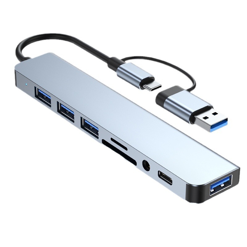 Likron Watches Likron 8-in-1 USB-C Hub Docking Station with 4K HDMI