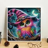 Diamond Painting-DIY Crystal Rhinestone Halloween Owl