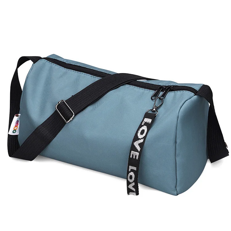 Multifunctional Duffel Bag Gym Bag Hand Luggage Bag for Women Men (Blue)