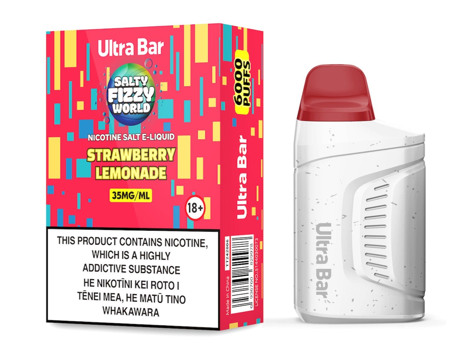 Ultra Bar Strawberry Lemon 6000PUFFS Ultra Bar