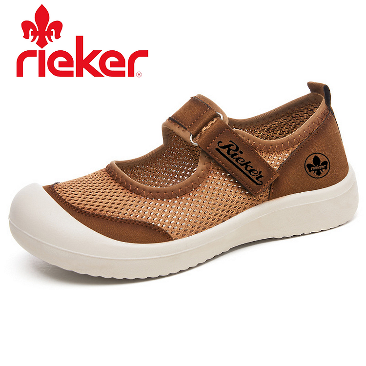 RIEKER® 2025 – Nowe damskie ortopedyczne wsuwane tenisówki z oddychającej siateczki