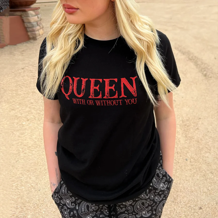 Queen With Or Without You T-shirt - Neojana