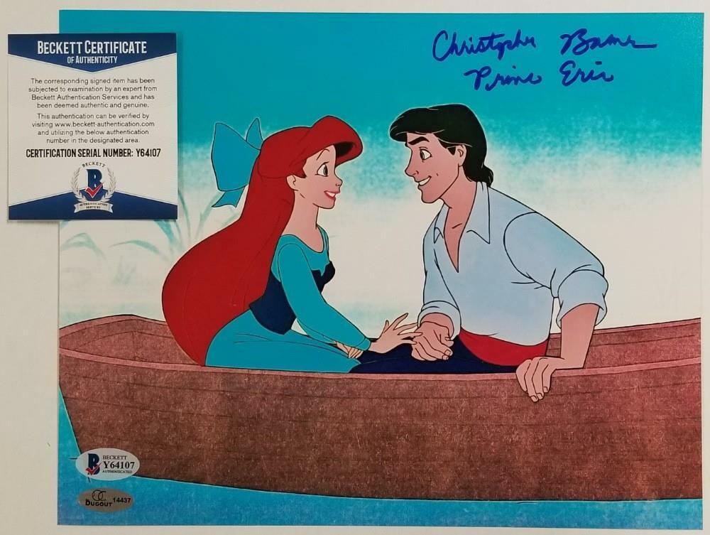 Christopher Barnes signed Prince Eric