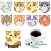 8Pcs Diamond Painting Wooden Cute Animal Coaster Diamond Art Kit w/ Holder No-Slip Decor