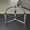 [US Local Warehouse] Universal Bicycle Wheel Truing Weaving Stand Adjustable Bicycle Wheel Lacing Tool Rim-Safe & Foldable Spoke Holder for Efficient Repair and Spoke Braiding