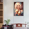 uk.everydayedeals (Limited Stock)Diamond Painting - Round AB Drills - Ice Cream Girl(45*65cm)