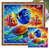(Multi Style)Clownfish And Turtle-Full Embroidery 2 Strands 14CT Stamped Cross Stitch-40*40CM