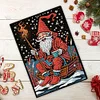 DIY Santa Claus Special Shaped Diamond Painting Notebook
