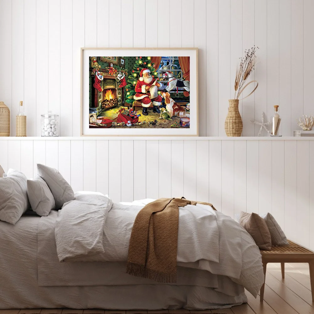 11ct Stamped Cross Stitch - Santa Claus(50*40cm)