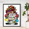 Diamond Painting-Round AB Drill Christmas Gnome(45*60CM)