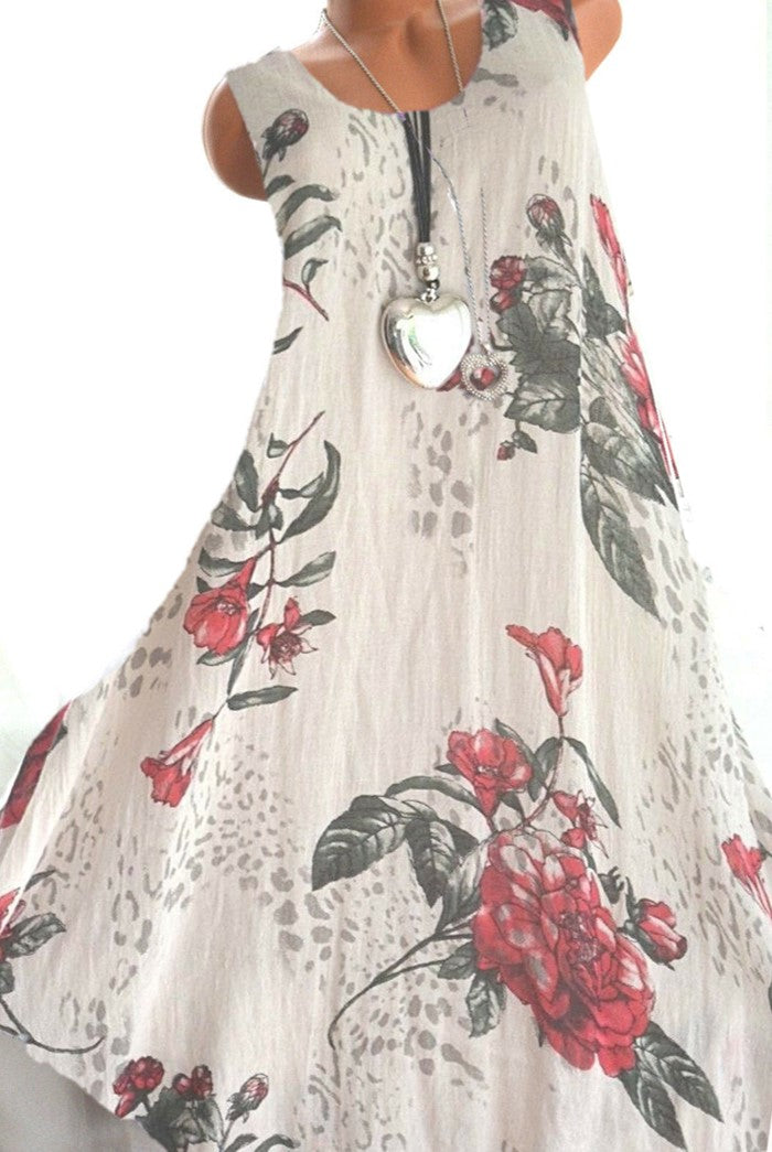 Women Long Sleeve V-neck Graphic Floral Printed Top