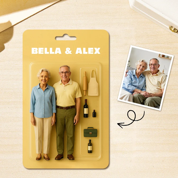 Custom Acrylic Keychain Personalized Matching Keychains for Couple Unique Gift For Couple Anniversary Gift