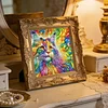 Kits de peinture en diamant partiel en forme sp&eacute;ciale de chat color&eacute; 5D DIY pour adultes d&eacute;butants d&eacute;coration int&eacute;rieure diamants et kits d&rsquo;art pr&eacute;cie