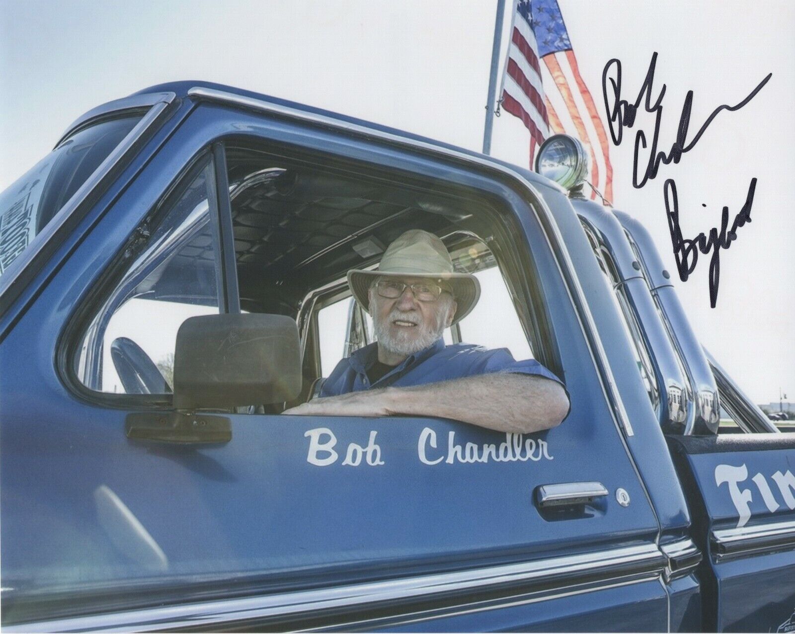 BOB CHANDLER SIGNED AUTOGRAPH 8X10 Photo Poster painting BIGFOOT 4X4 MONSTER TRUCK