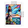 Lighthouse - 11CT Stamped Cross Stitch 50*65cm/19.69*25.59in