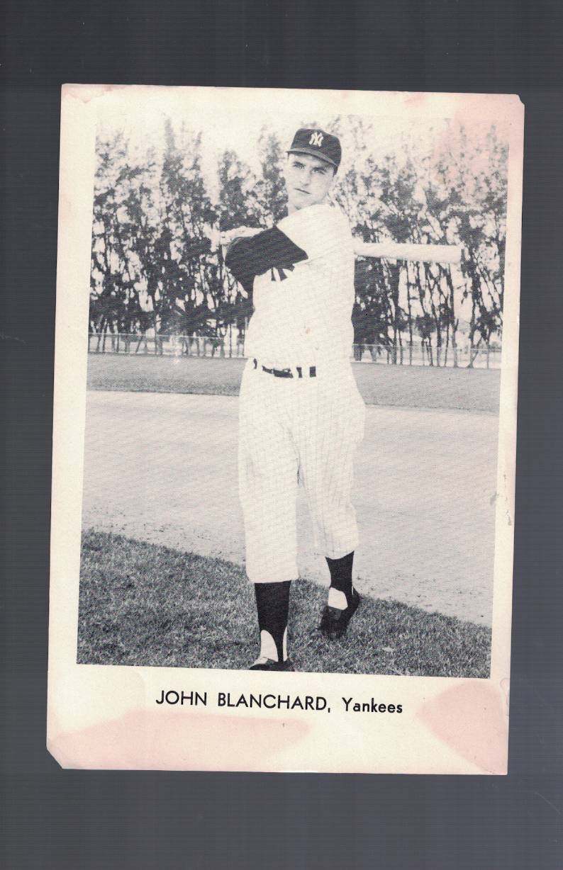 Johnny Blanchard 1960's New York Yankees 5x7 Picture Pack Photo Poster painting