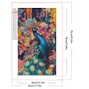 (40*70cm)DIY Full Square Drill Diamond Painting-Peacock