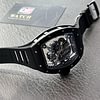 Richard Mille RM055 Black Ceramic Skeleton dial Black Rubber Strap Super Clone