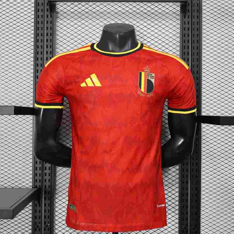 2026 Player Version Belgium National Team Home Football Shirt  （The player version jersey is a bit tight, please pay attention to the size selection）