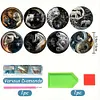 8pcs DIY Diamond Painting Coaster Kit - Animals