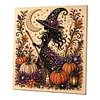Kit d&rsquo;art en perles en diamant encadr&eacute; pour Halloween 20x20cm pour adultes