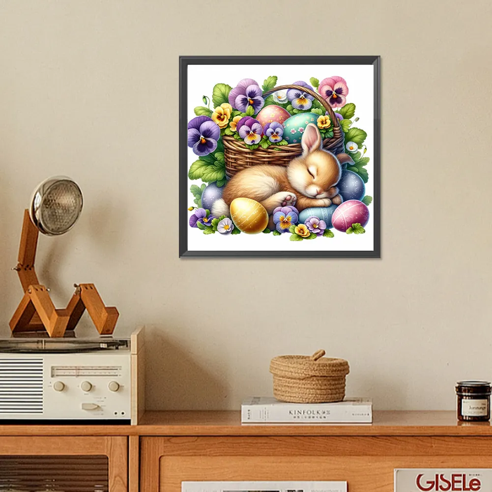 Diamond Painting - Full Square Drill - Easter Rabbit(Canvas|35*35cm)