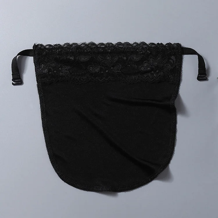 New Silk Tube Bra With Elastic Band Women Quick Easy Clip On Lace Mock Camisole Bra Insert Wrapped Chest Overlay Modesty Panel