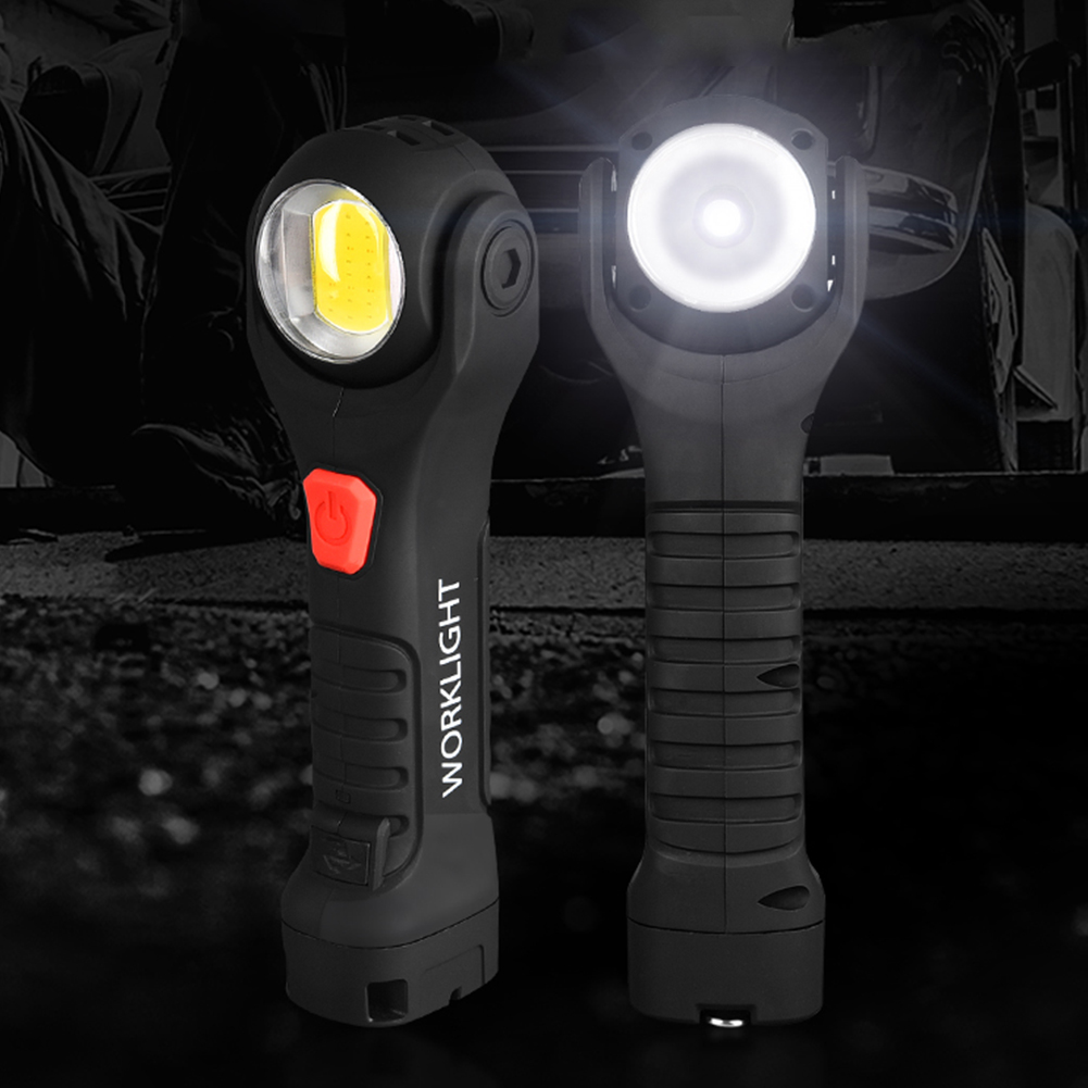 COB LED Magnet Flashlight USB Charging 1200 Lumens T6 Outdoor Working Lamp от Cesdeals WW