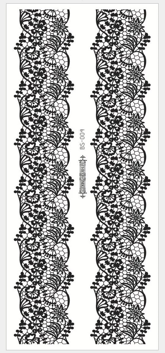 sexy tatoo for women girls waterproof temporary tattoos black henna lace stockings tattoo thigh legs fake big size femme woman